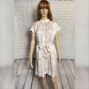 New Cloth & Stone Mock neck Floral Dress Size M